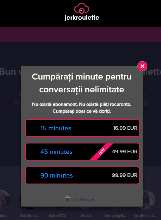 JerkRoulette: Învârte roata și pierde totul – inclusiv demnitatea – într-o iluzie digitală Cât costă jerkroulette