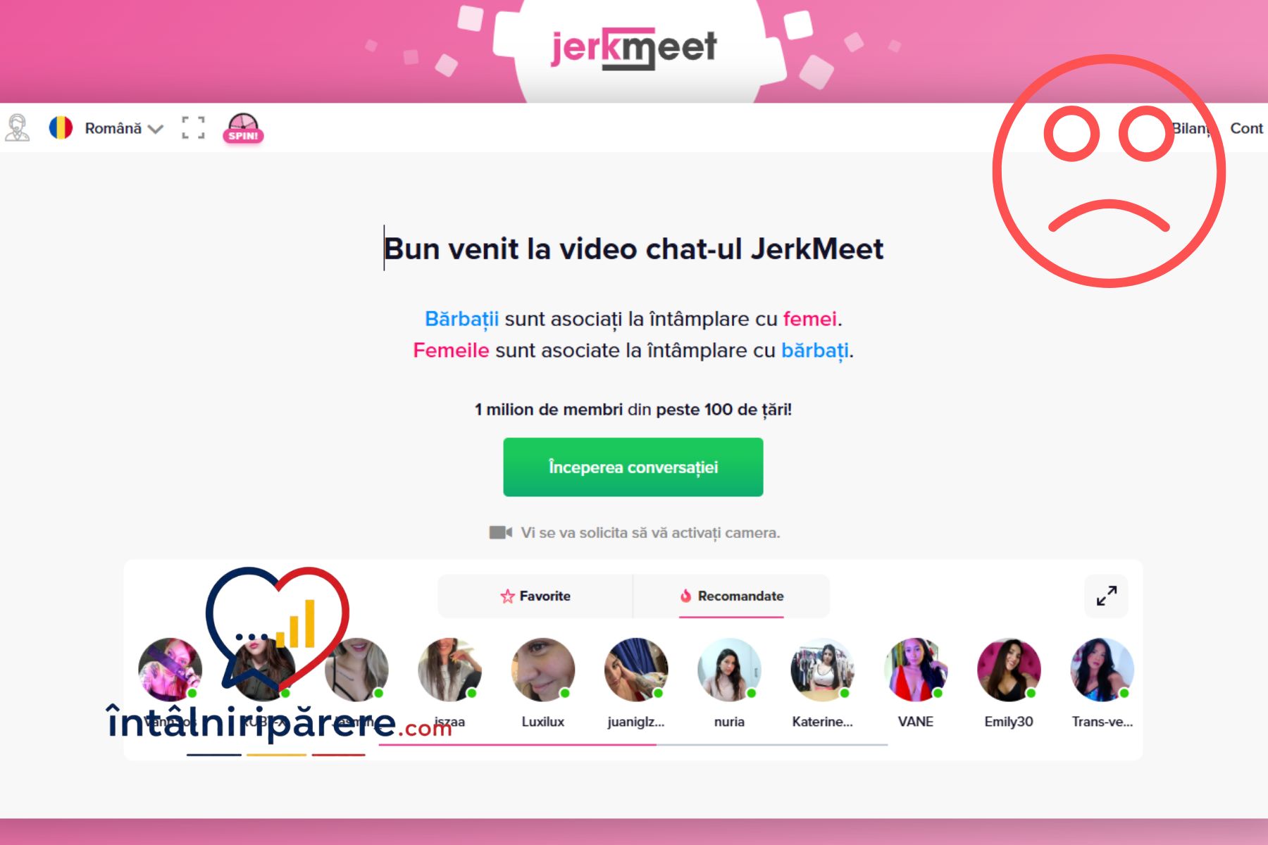 JerkMeet: O altă clonă Emvado Webadvertising B.V. care-ți golesc portofelul, chat fals după chat fals jerkmeet escrocherie