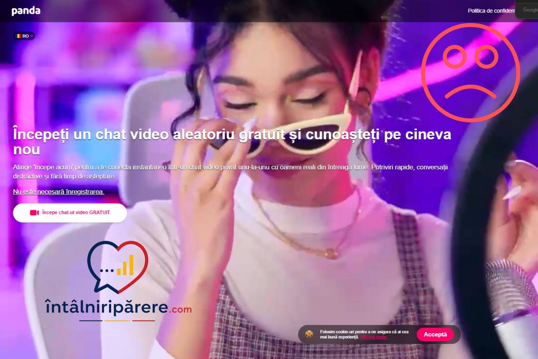 panda video chat escrocherie